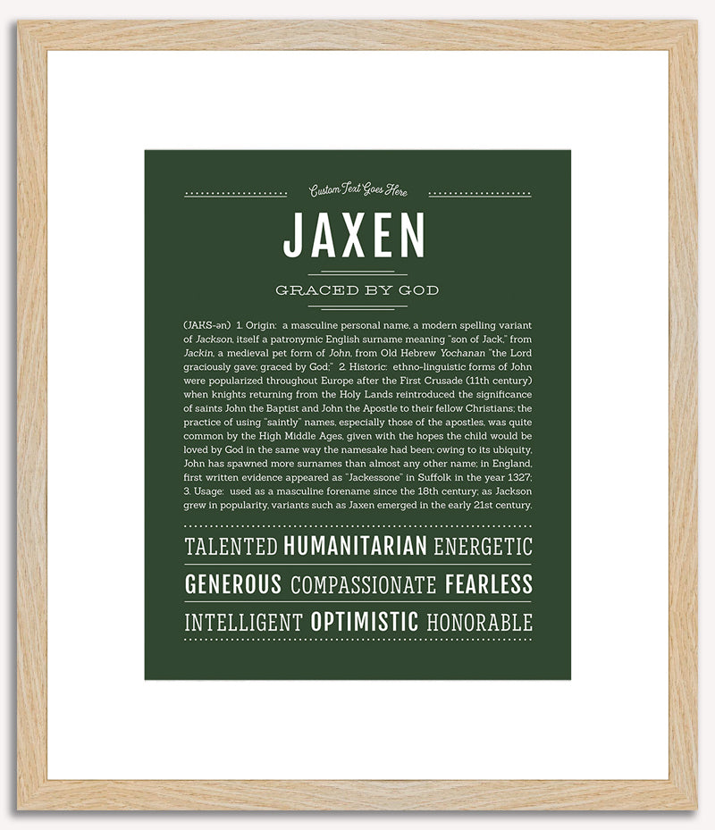 Jaxen | Name Art Print