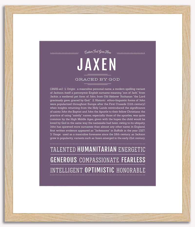 Jaxen | Name Art Print