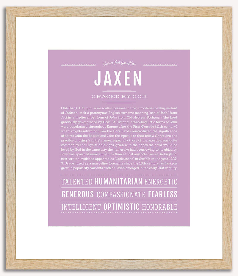 Jaxen | Name Art Print