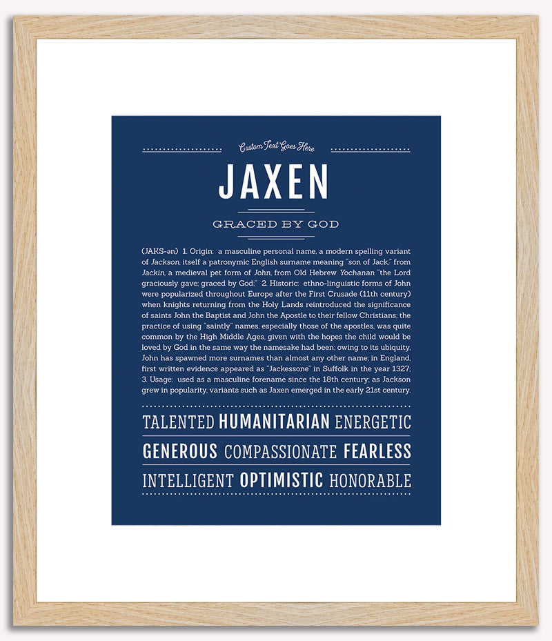 Jaxen | Name Art Print