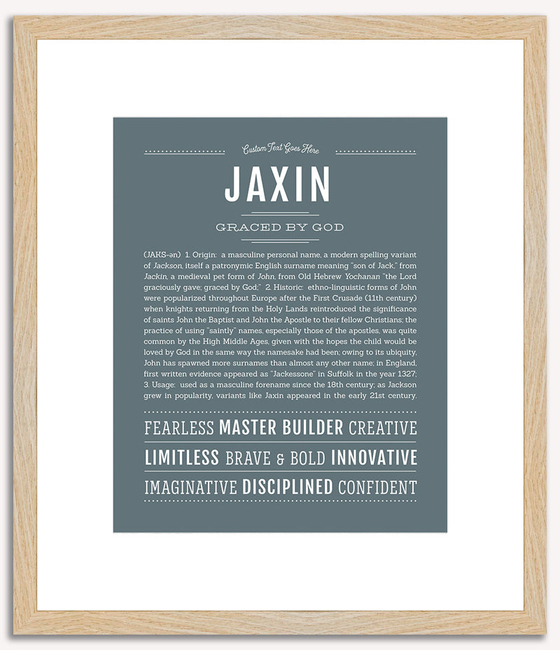 Jaxin | Name Art Print