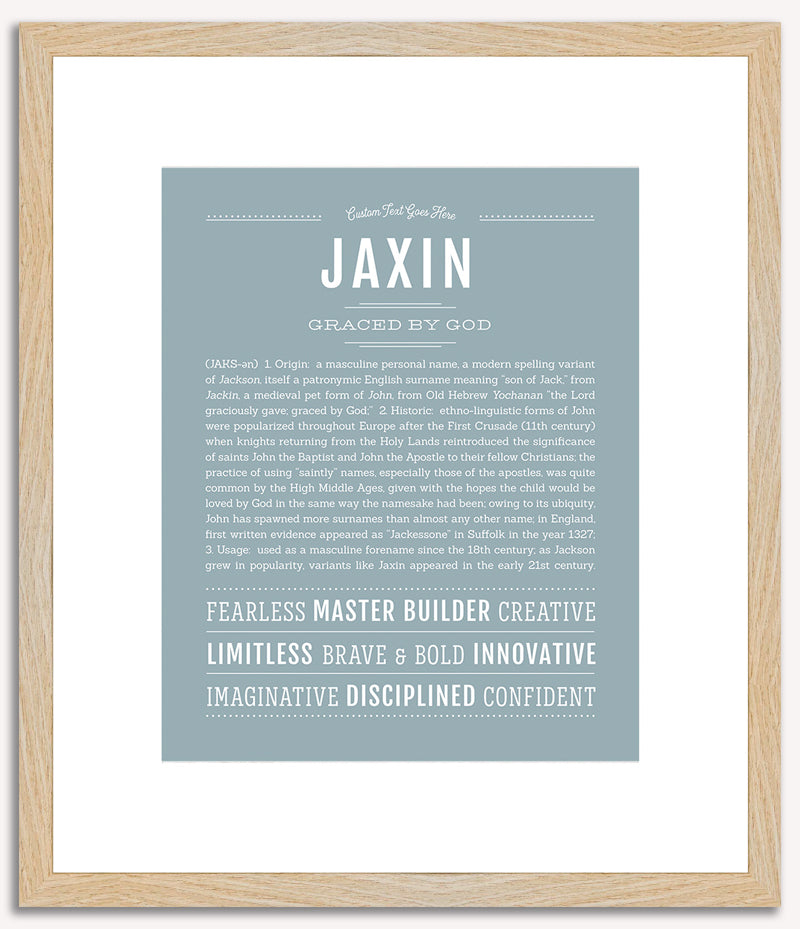 Jaxin | Name Art Print