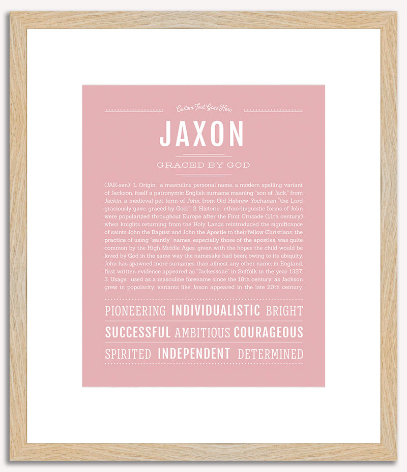 Jaxon | Name Art Print