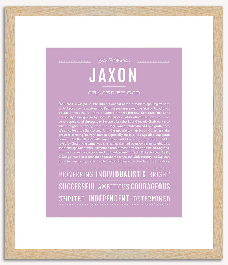 Jaxon | Name Art Print