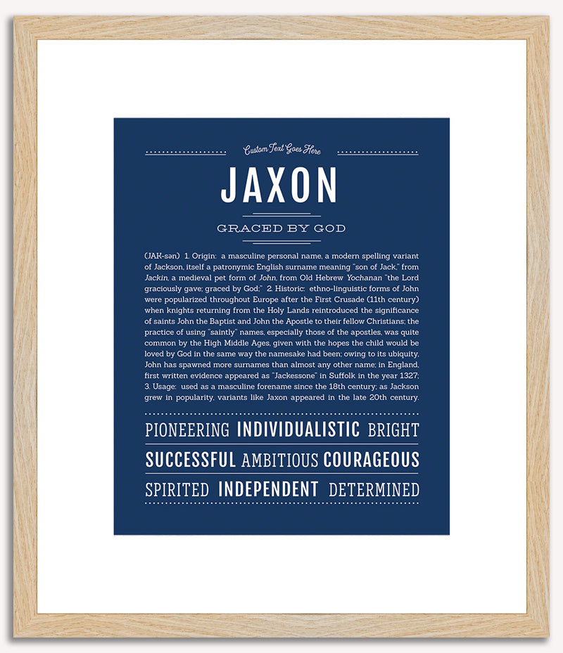 Jaxon | Name Art Print