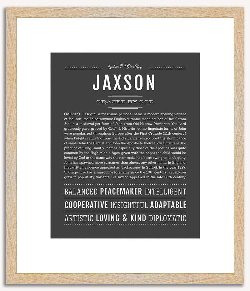 Jaxson | Name Art Print