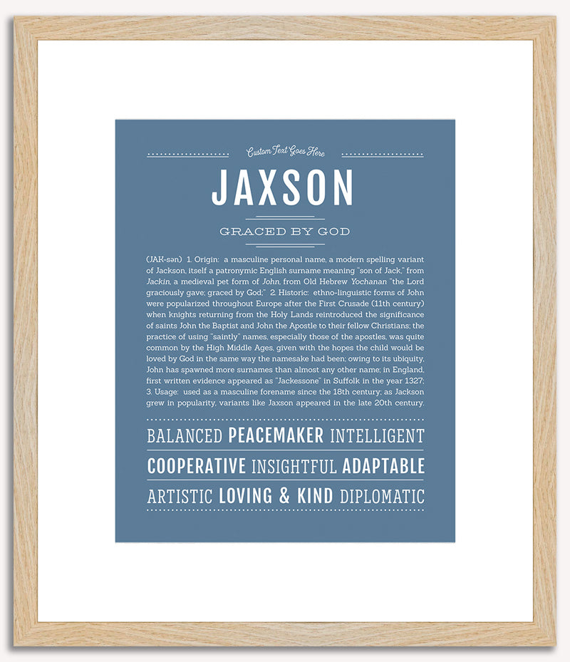 Jaxson | Name Art Print