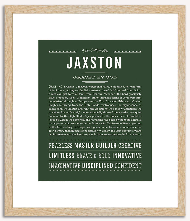 Jaxston | Name Art Print