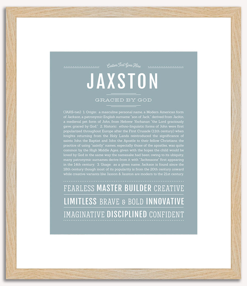 Jaxston | Name Art Print