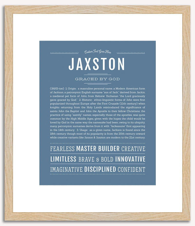 Jaxston | Name Art Print