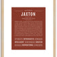 Jaxton | Name Art Print