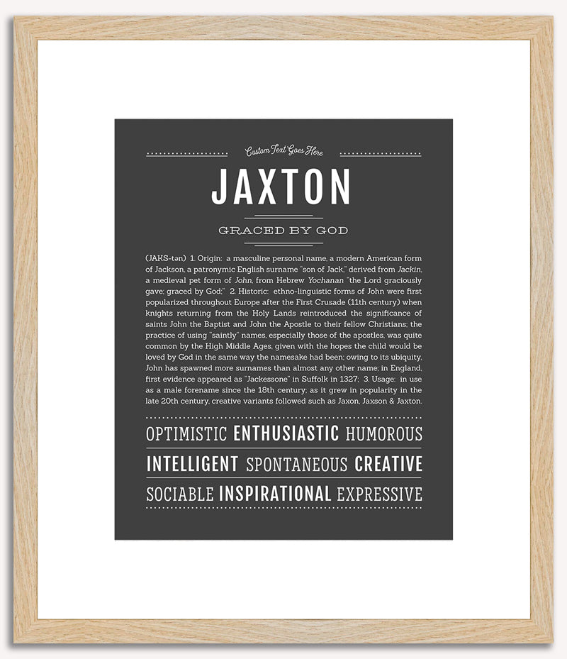 Jaxton | Name Art Print