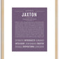 Jaxton | Name Art Print