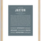 Jaxton | Name Art Print