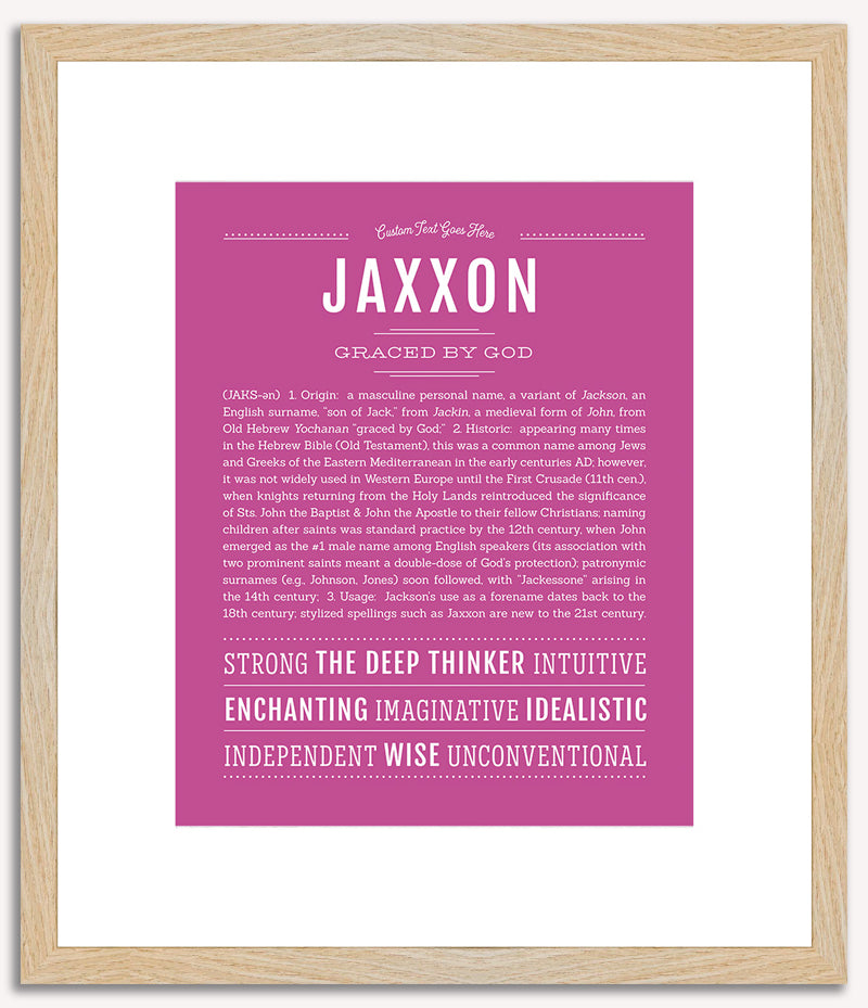 Jaxxon | Name Art Print