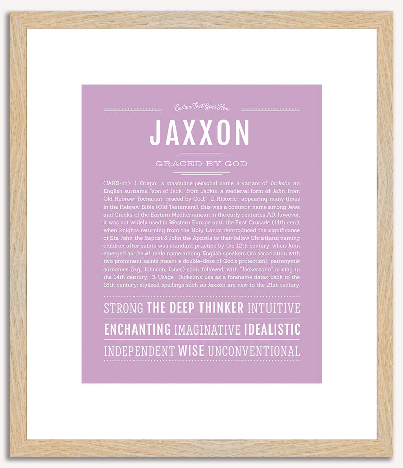 Jaxxon | Name Art Print