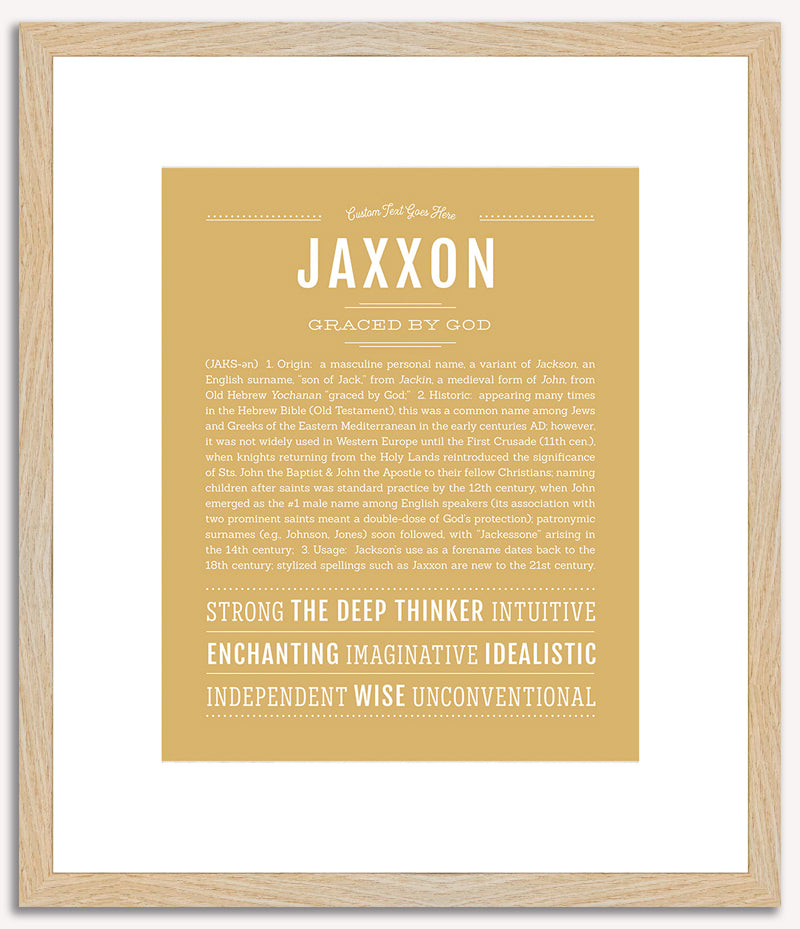 Jaxxon | Name Art Print