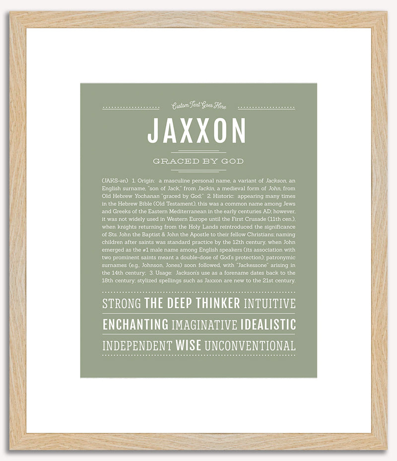 Jaxxon | Name Art Print