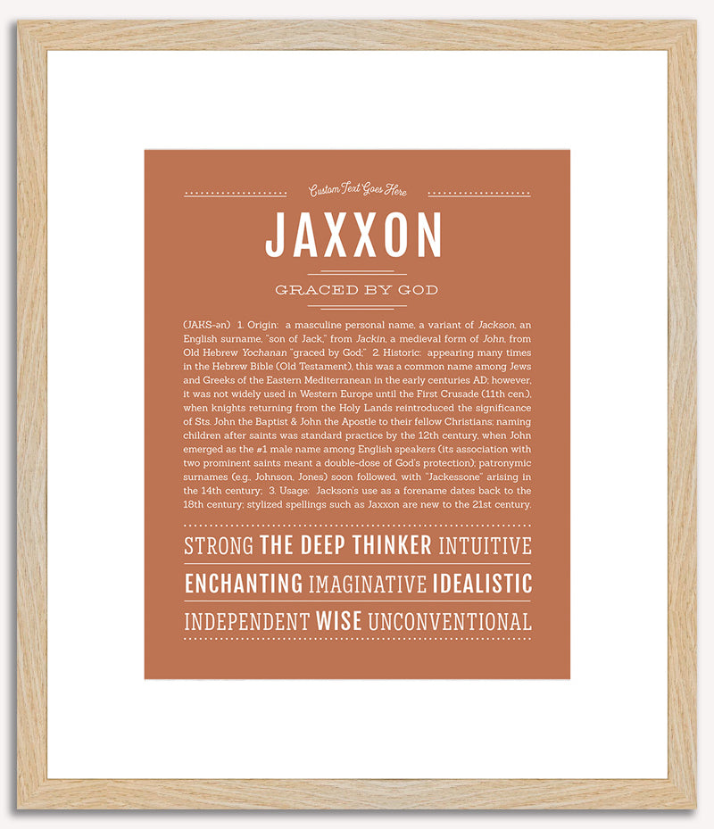 Jaxxon | Name Art Print