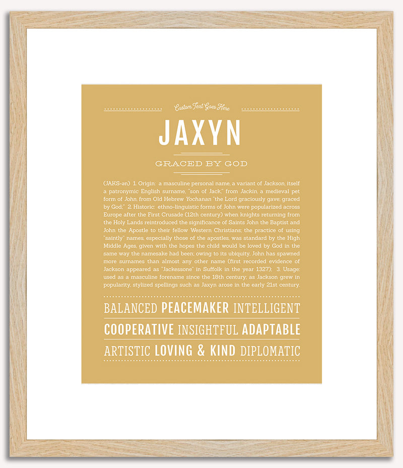 Jaxyn | Name Art Print