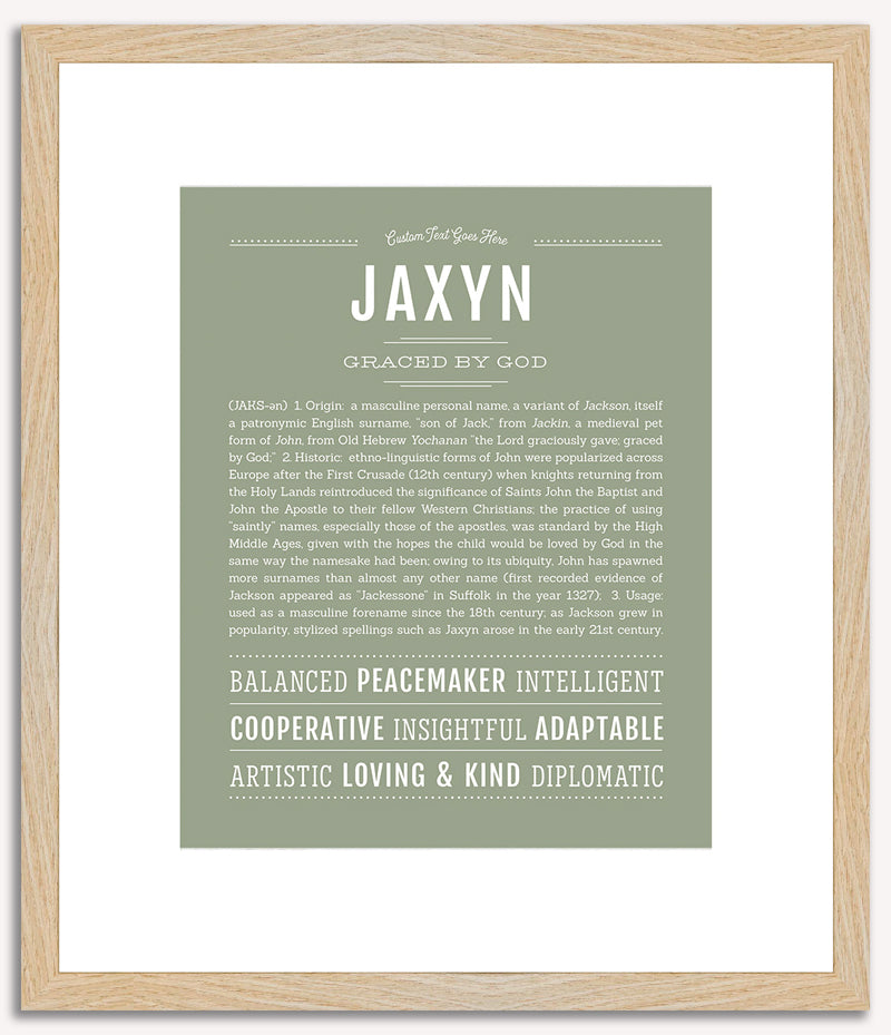 Jaxyn | Name Art Print