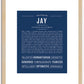 Jay | Name Art Print