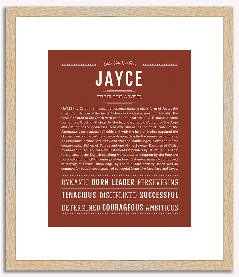 Jayce | Name Art Print