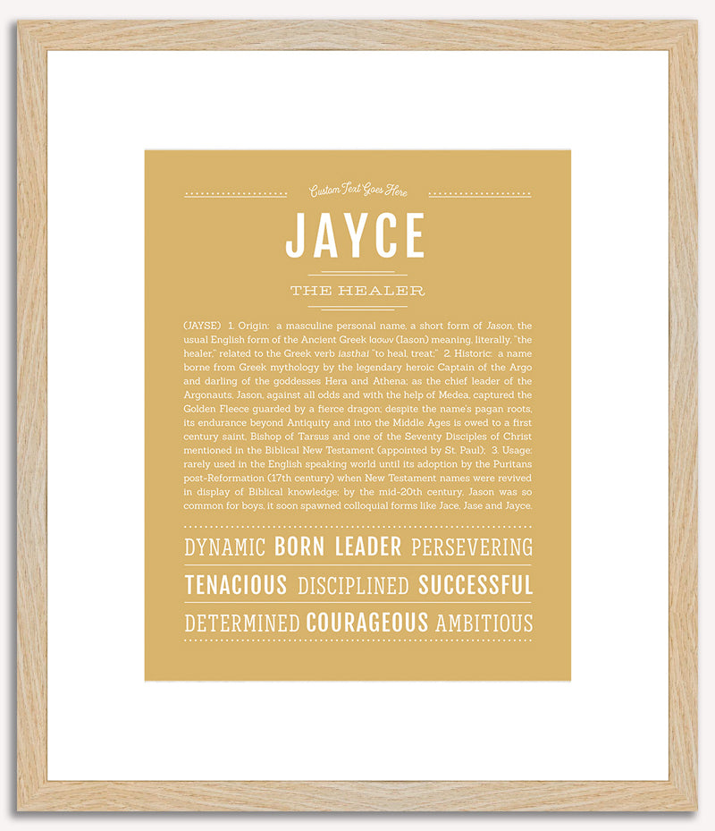 Jayce | Name Art Print