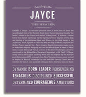 Jayce | Name Art Print – Name Stories