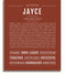 Jayce | Name Art Print – Name Stories