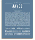 Jayce | Name Art Print – Name Stories