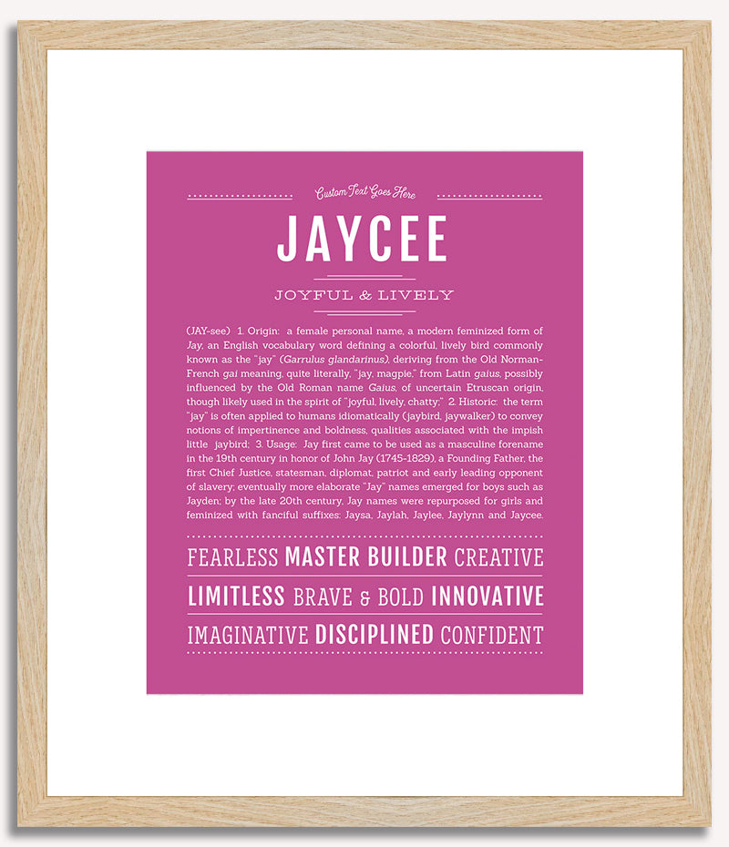 Jaycee | Name Art Print