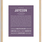 Jayceon | Name Art Print