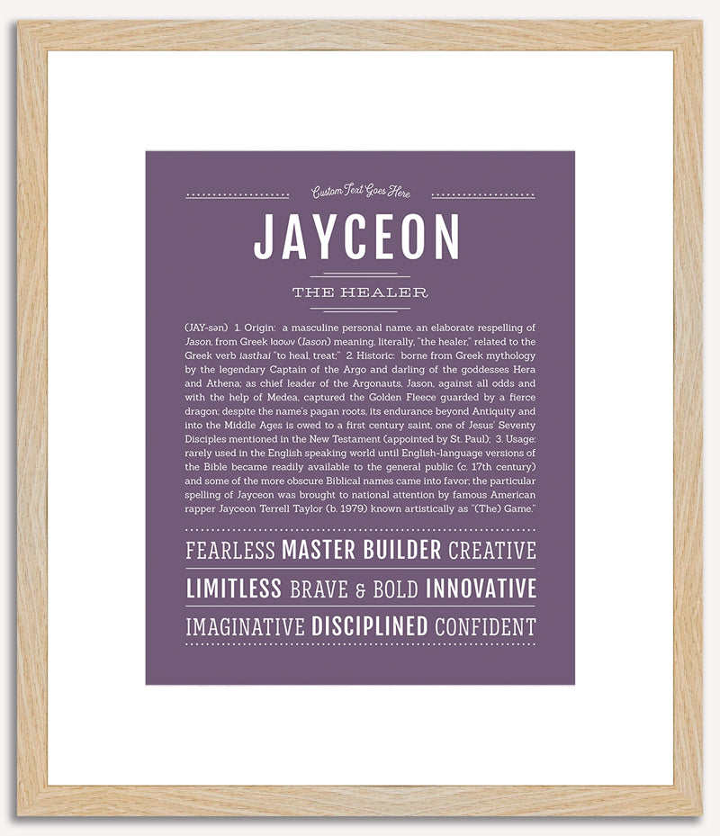 Jayceon | Name Art Print