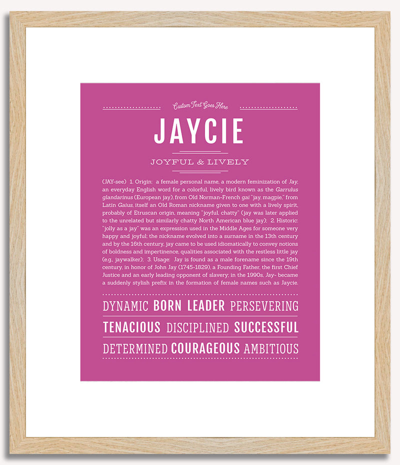 Jaycie | Name Art Print