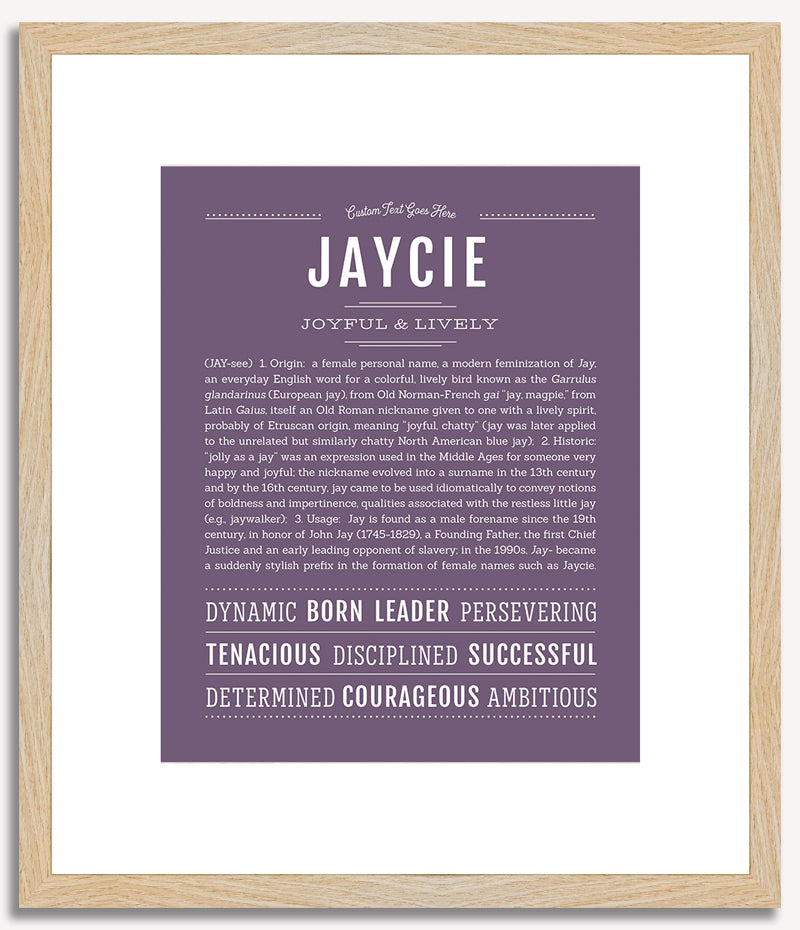 Jaycie | Name Art Print