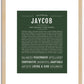 Jaycob | Name Art Print