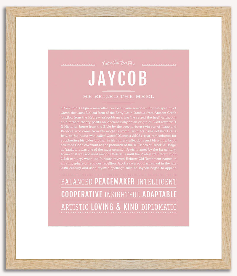 Jaycob | Name Art Print