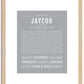 Jaycob | Name Art Print