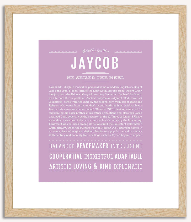 Jaycob | Name Art Print