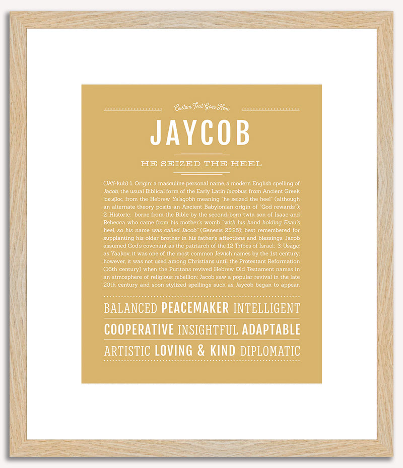 Jaycob | Name Art Print