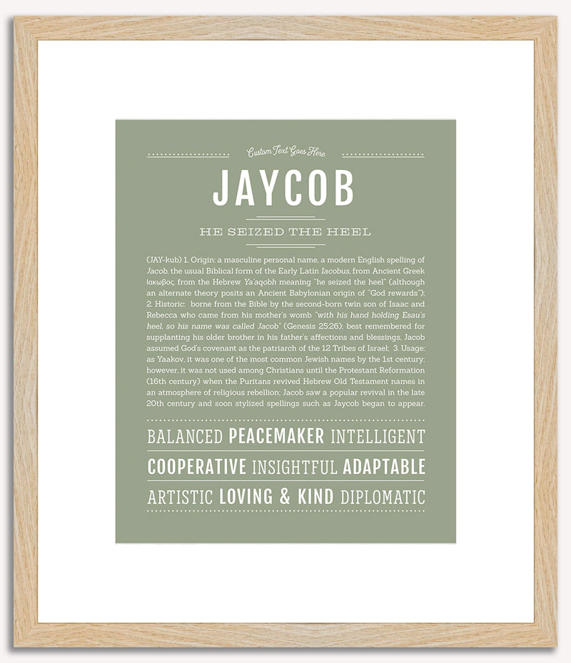 Jaycob | Name Art Print