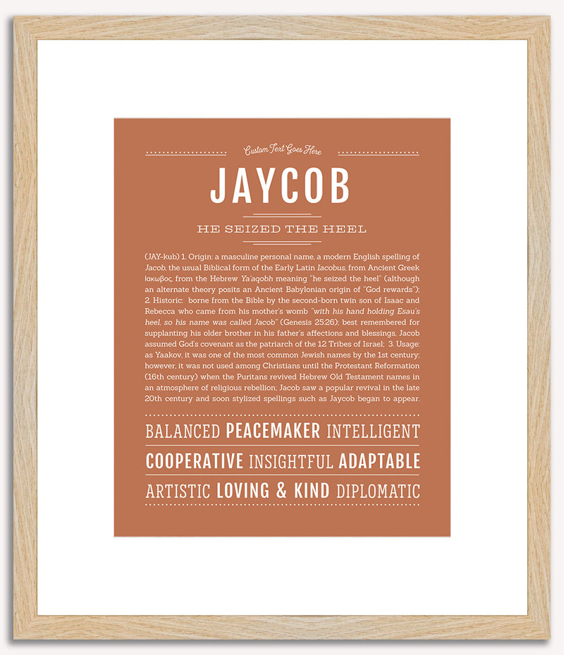 Jaycob | Name Art Print