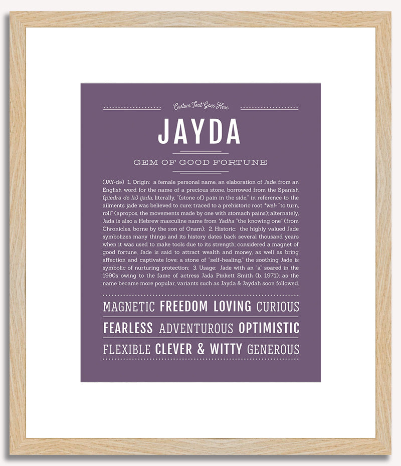 Jayda | Name Art Print