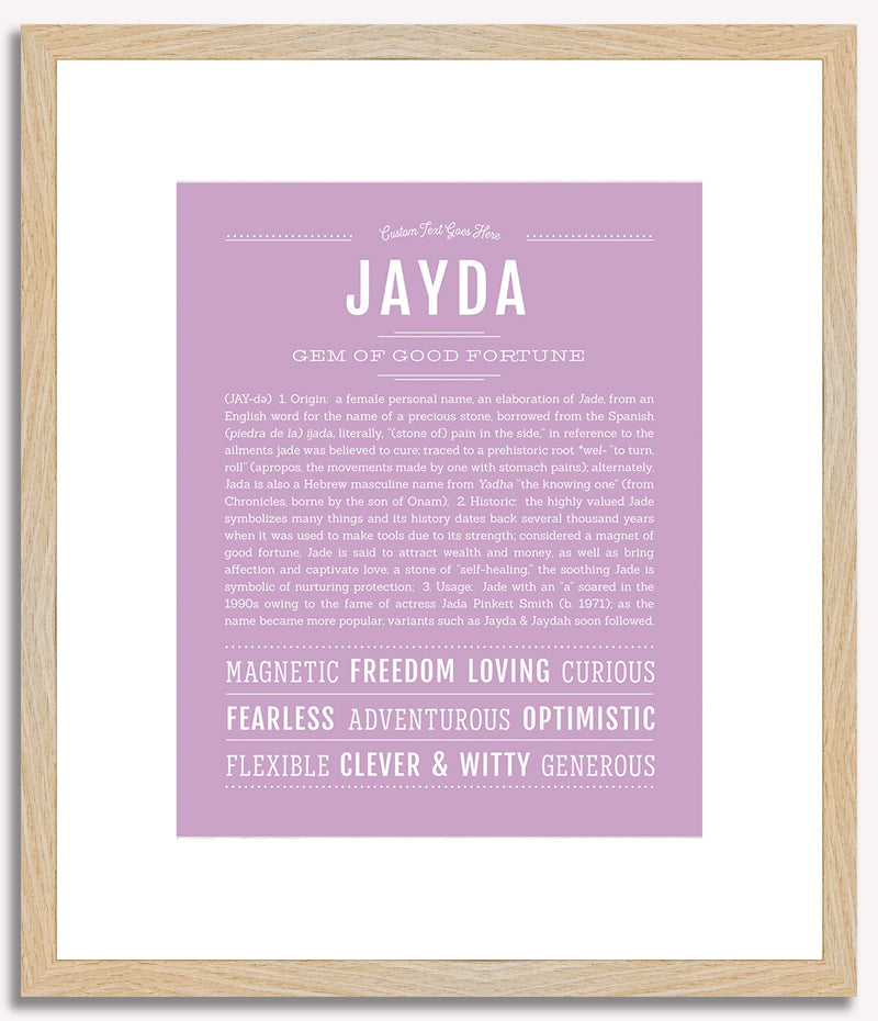 Jayda | Name Art Print