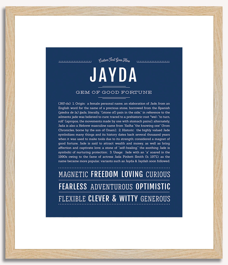 Jayda | Name Art Print