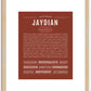 Jaydian | Name Art Print