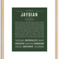 Jaydian | Name Art Print