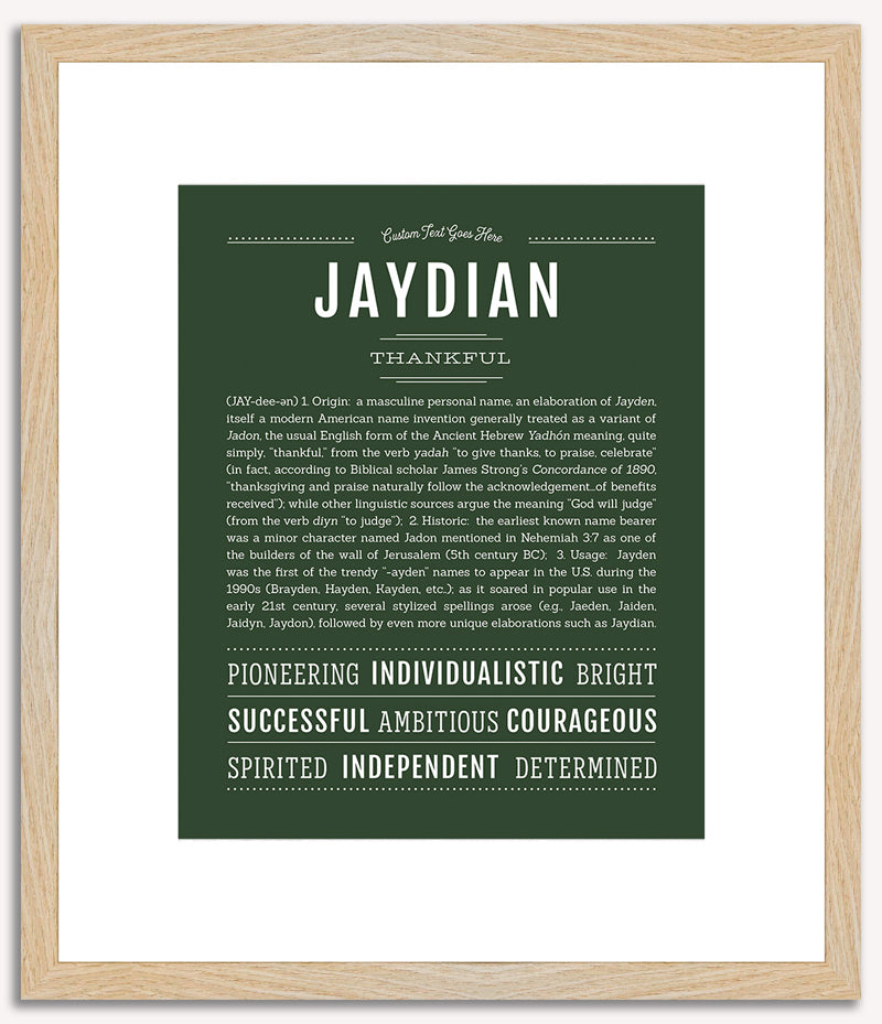 Jaydian | Name Art Print