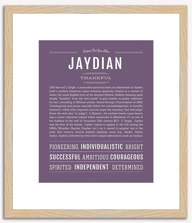 Jaydian | Name Art Print